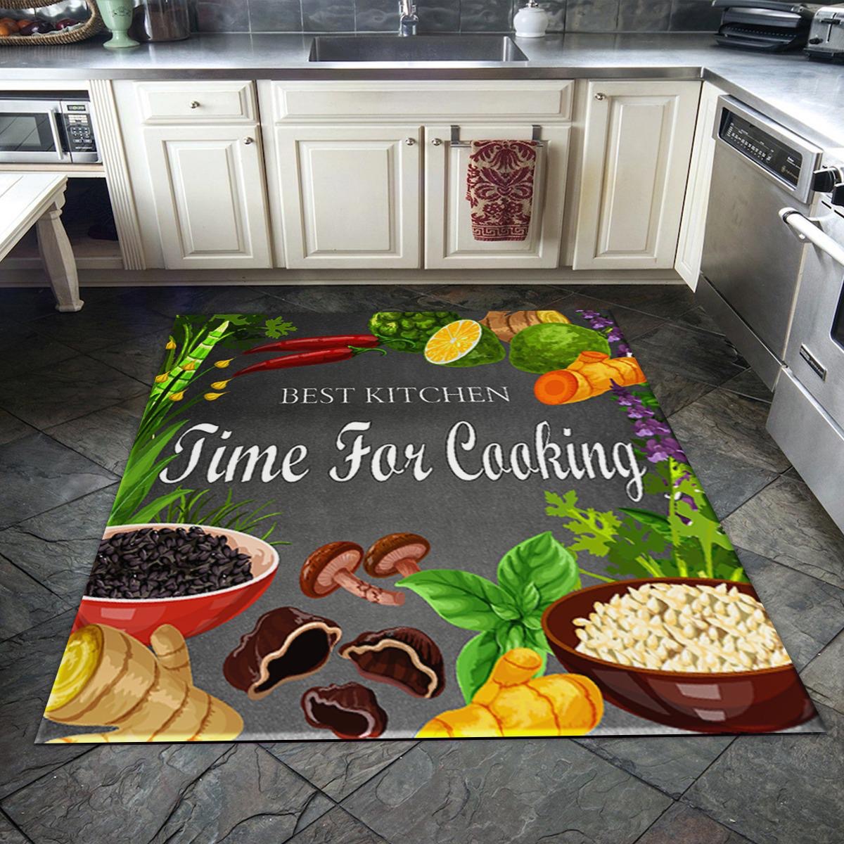 Time for cooking kitchen carpet