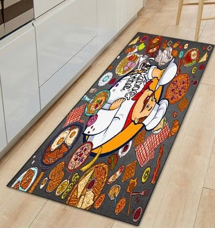 Cooking time kitchen carpet