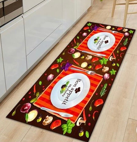 Bon appetite kitchen carpet